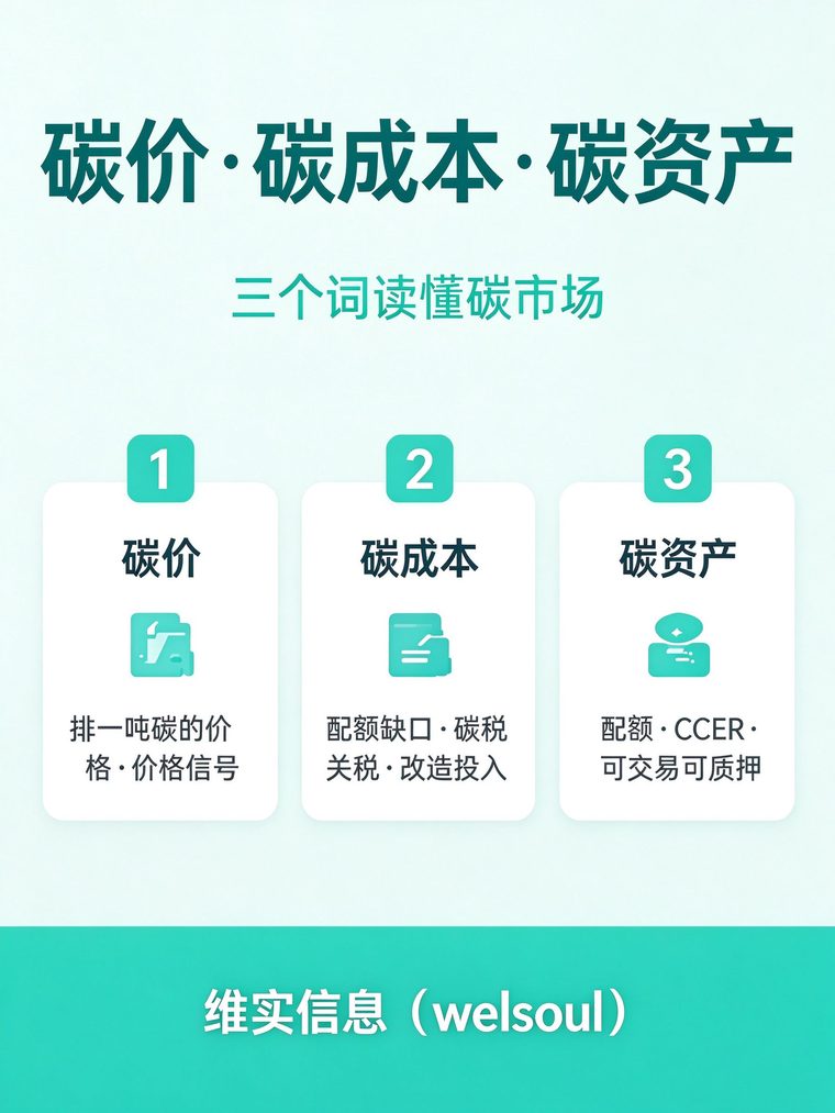 碳价、碳成本、碳资产:三个词读懂碳市场