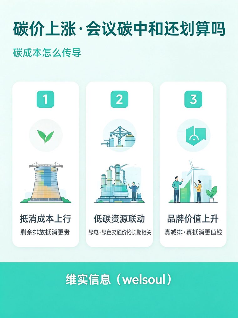 碳价上涨，会议碳中和还划算吗？碳成本怎么传导