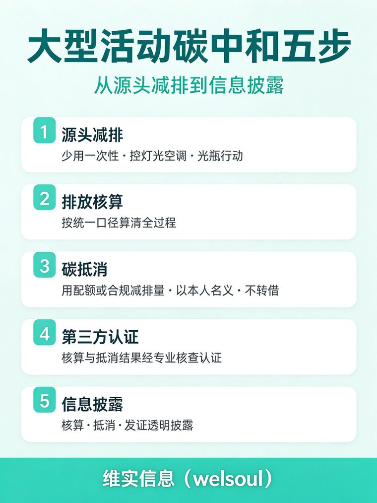 霜降节气正会议季:大型活动碳中和五步与发证怎么做